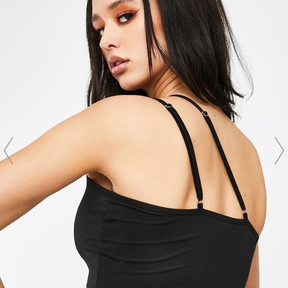 One shoulder crop top - Picture 2 of 2